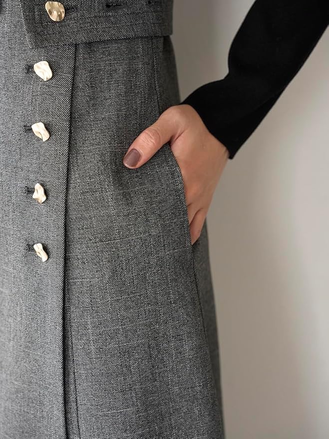 Amazon.co.jp: ラップテーラードジャンパースカート SWFO245057BEG0